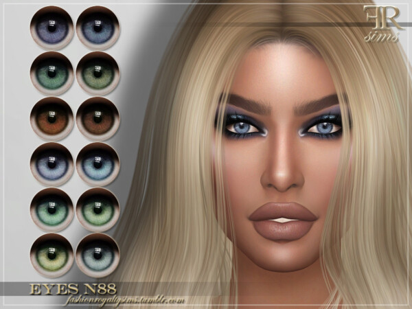 The Sims Resource: Eyes N88 by FashionRoyaltySims