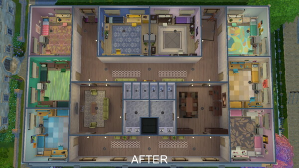 Mod The Sims: Dorm Hall Drake   Renovation by xmathyx