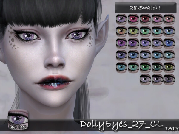 The Sims Resource: Dolly Eyes 27 by tatygagg