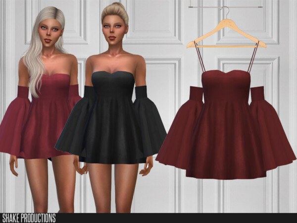 The Sims Resource: 448 Dress by ShakeProductions