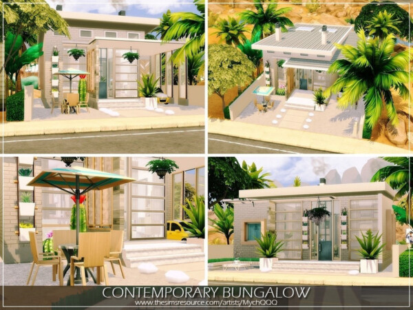 The Sims Resource: Contemporary Bungalow by MychQQQ