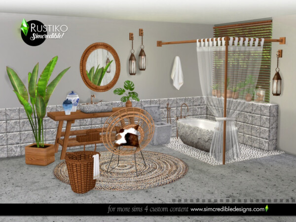 The Sims Resource: Rustiko bathroom by SIMcredible!