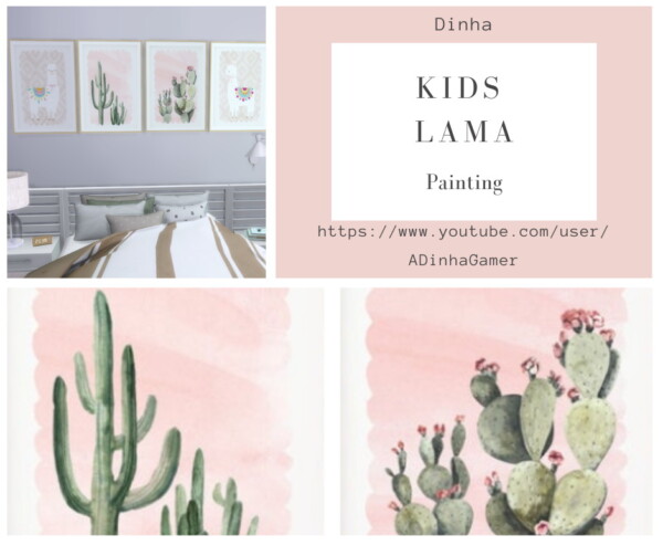 Dinha Gamer: Kids Lama Painting
