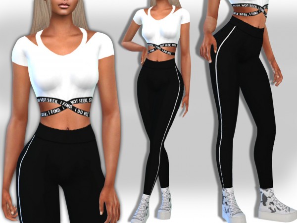 The Sims Resource: Full Athletic Outfits by Saliwa