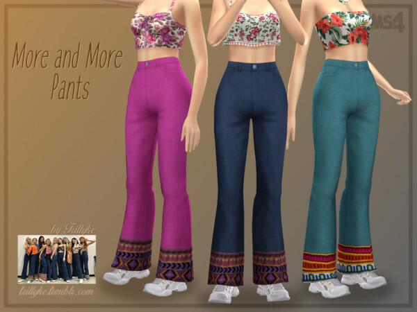The Sims Resource: More and More Pants by Trillyke