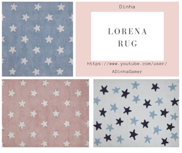 Dinha Gamer: Lorena Collection Rug and Paintings