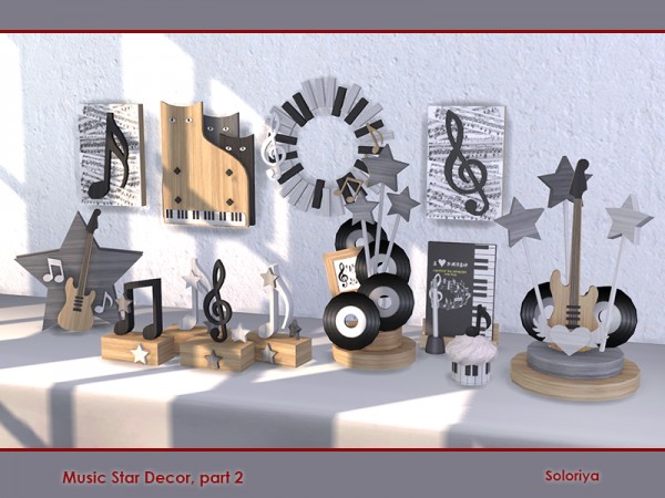  The Sims Resource: Music Star Decor part 2 by soloriya