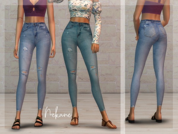  The Sims Resource: Nekane Jeans by Laupipi