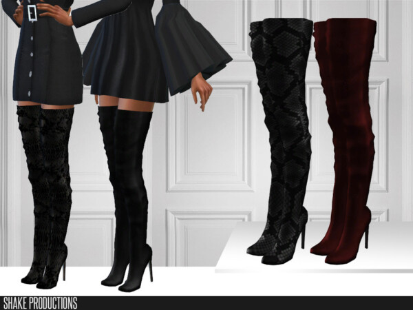 The Sims Resource: 450   Leather Boots by ShakeProductions