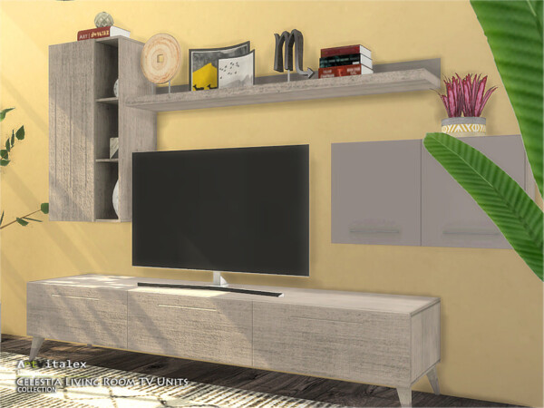 The Sims Resource: Celestia Living Room TV Units by ArtVitalex