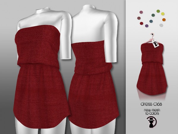  The Sims Resource: Dress C168 by turksimmer