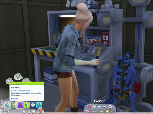 Mod The Sims: Bot Fanatic Trait by cheshire29