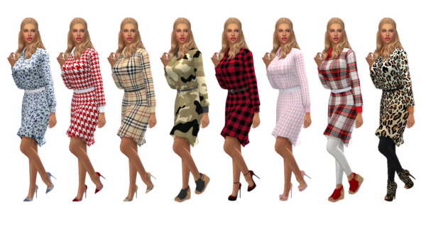 Sims 4 Sue: Shirt Dress