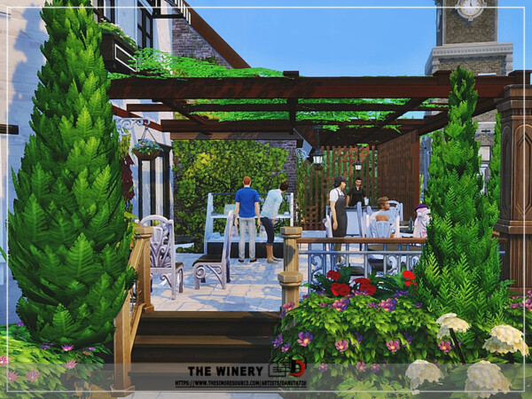 The Sims Resource: The Winery Home by Danuta720