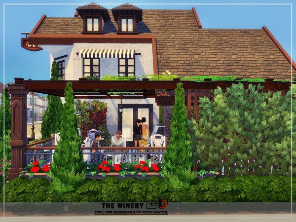 The Sims Resource: The Winery Home by Danuta720