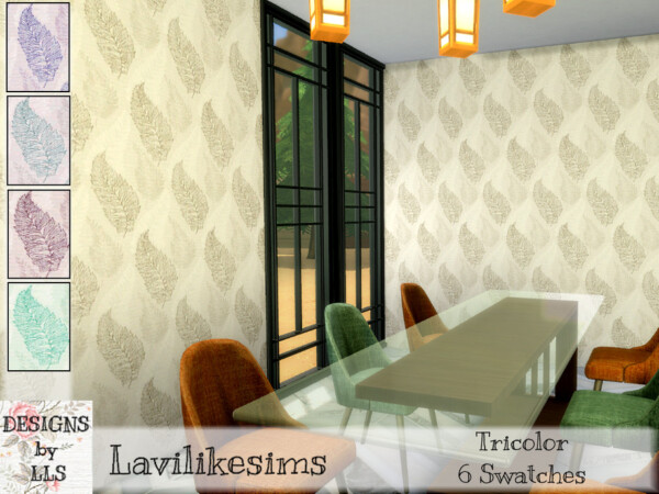 The Sims Resource: Tricolor Walls by lavilikesims