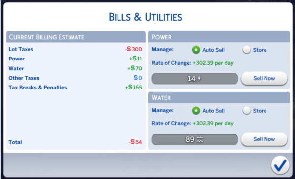 Mod The Sims: Increase Utilities Production  by KcOptz