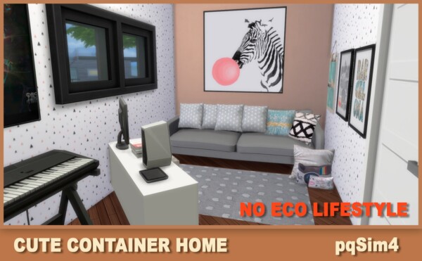 PQSims4: Cute Containers Home