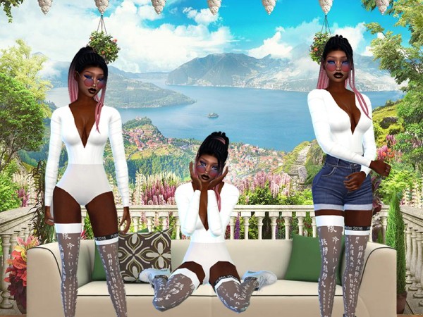  The Sims Resource: Babygirl Bodysuit by Teenageeaglerunner
