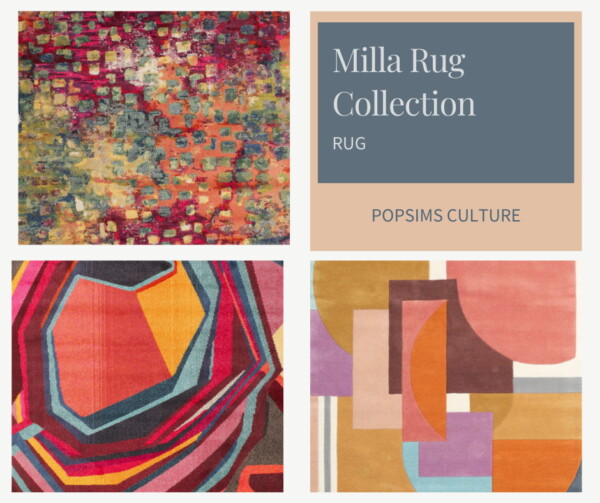 Pop Sims Culture: Milla Rug Collection