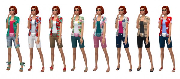  Sims 4 Sue: Tourist Outfit