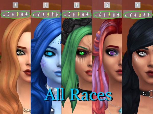 Mod The Sims: Cyborg Eyes by Serpentia