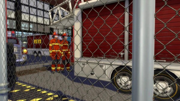 Luniversims: Fire and Rescue Station by chipie cyrano