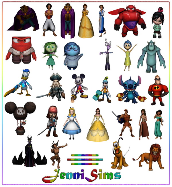 Jenni Sims: Decorative Disney 30 items