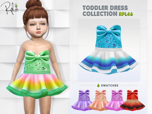  The Sims Resource: Toddler Dress Collection RPL46 by RobertaPLobo