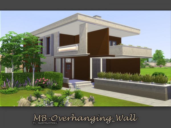  The Sims Resource: Overhanging Wall by matomibotaki