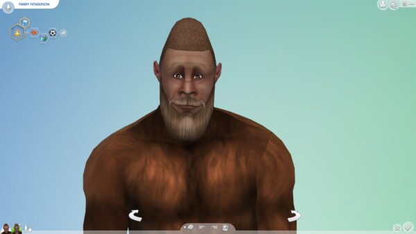 Mod The Sims: Bigfoot Head and Body by  tklarenbeek