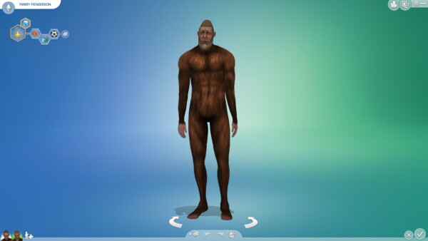 Mod The Sims: Bigfoot Head and Body by  tklarenbeek