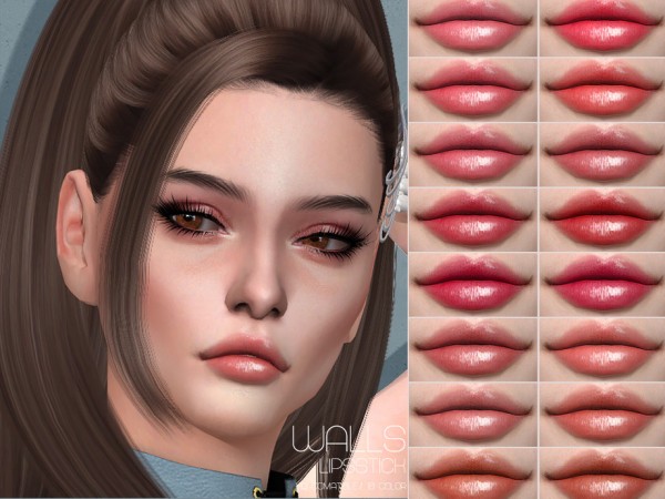  The Sims Resource: Walls Lipstick by Lisaminicatsims