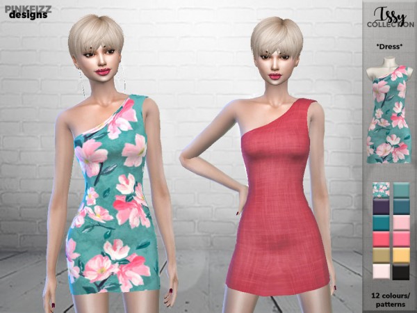  The Sims Resource: Issy Dress by Pinkfizzzzz