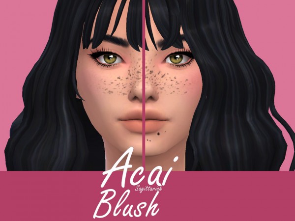  The Sims Resource: Acai Blush by Sagittariah