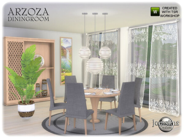The Sims Resource: Arzoza diningroom by jomsims