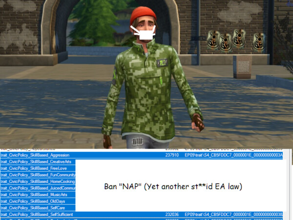 Mod The Sims: Ban NAP by usernamealreadytaken