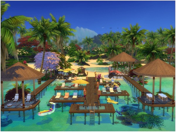  The Sims Resource: Blue Sand Beach by lotsbymanal