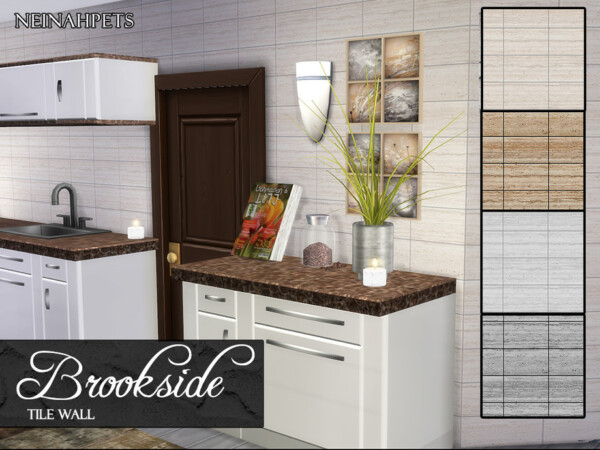 The Sims Resource: Brookside Tile Walls by neinahpets