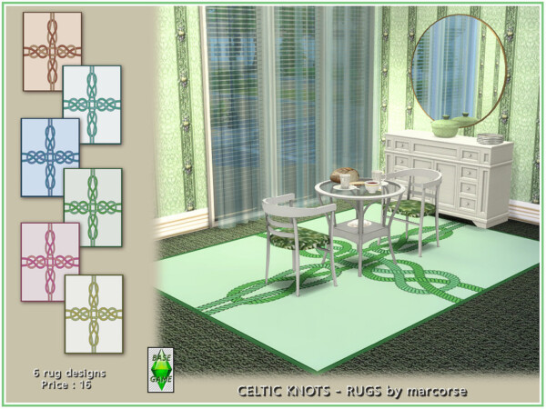 The Sims Resource: Celtic Knots   Rugs by marcorse