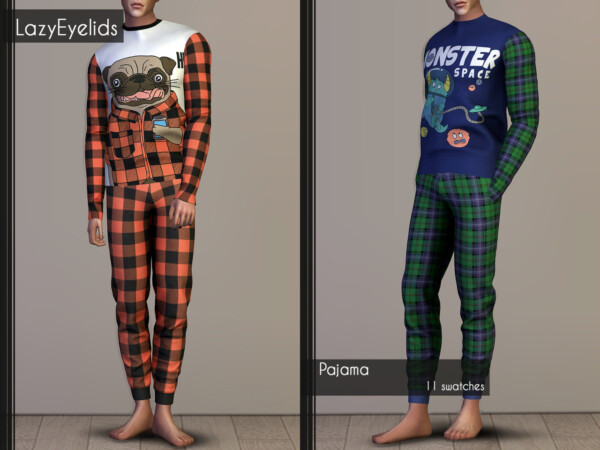 Lazyeyelids: Christmas matching pajamas recolored