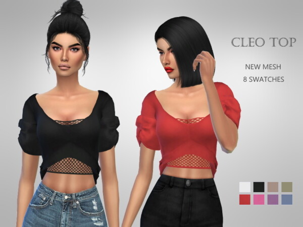 The Sims Resource: Cleo Top by Puresim