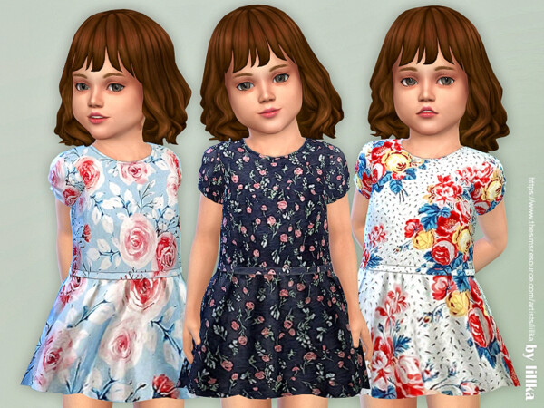 The Sims Resource: Toddler Dresses Collection P142 by lillka