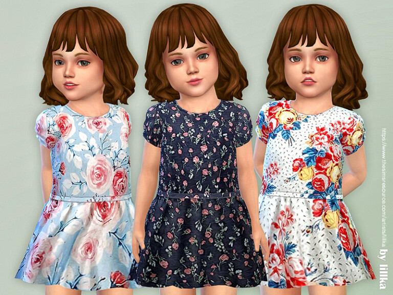 The Sims Resource Toddler Dresses Collection P143 By Lillka • Sims 4