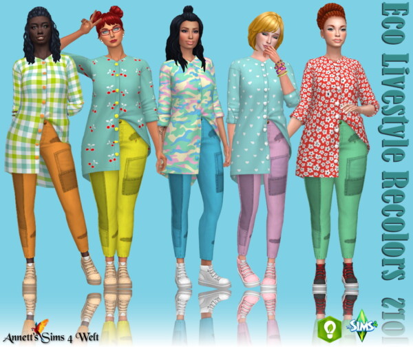 Annett`s Sims 4 Welt: Eco Lifestyle Recolors