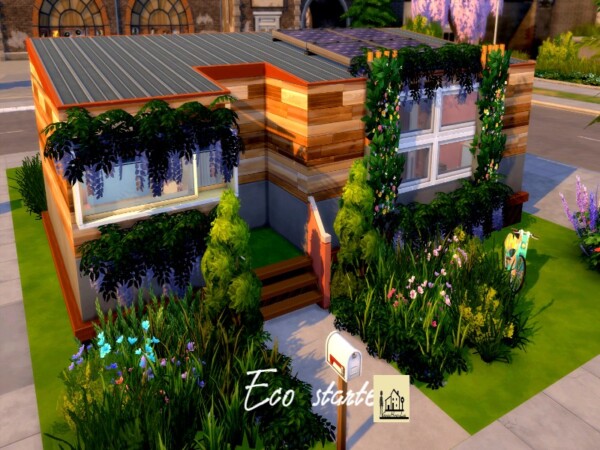 The Sims Resource: Eco starter house by GenkaiHaretsu