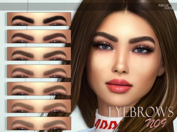  The Sims Resource: Eyebrows N09 by MagicHand