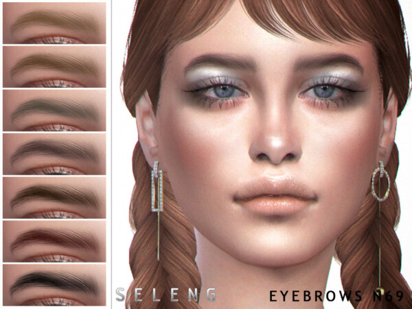 The Sims Resource: Eyebrows N69 by Seleng