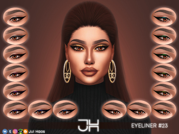 The Sims Resource: Eyeliner 23 by Jul Haos