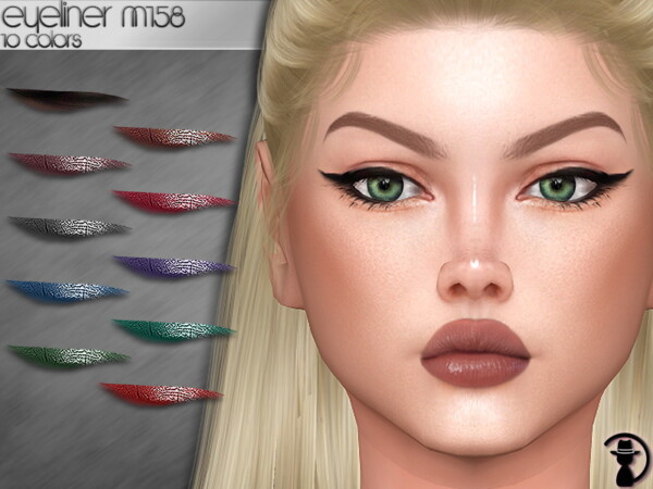 The Sims Resource: Eyeliner M158 by turksimmer